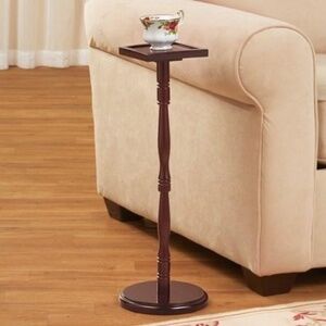 Vintage 2 in 1 Wood Spindle Stand 24" Tall New in original box FAST SHIP!!